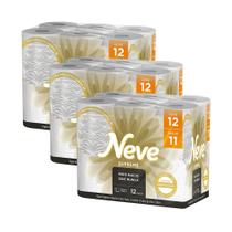 Kit 3 Papel Higiênico Neve Supreme Folha Tripla Leve 12un cada - Neve Consumo