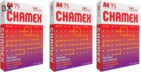 Kit 3 Papel Sulfite A4 500 Folhas Gramatura 75G/M Chamex Kit 3 Papel Sulfite A4 500 Folhas Gramatura 75G/M Chamex