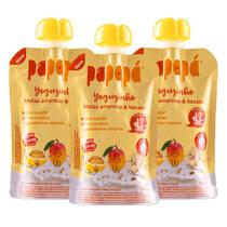 Kit 3 Papinha Iogurte, Frutas Amarela e Banana Papapa 300g