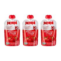 Kit 3 Papinha Papapá Orgânica Maçã Morango S/ Leite e Glúten 300g Kit 3 Papinha Papapá Orgânica Maçã Morango S/ Leite e Glúten 300g