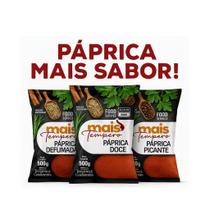 Kit 3 Páprica Defumada, Doce e Picante 500g De Cada Com 1,5kg Total Kit 3 Páprica Defumada, Doce e Picante 500g De Cada Com 1,5kg Total