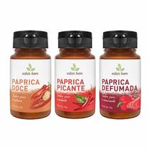 Kit 3 Páprica Pura Estar Bem: Doce, Picante, Defumada