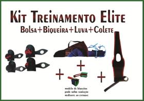 Kit 3 Para Treinamento Galo Mura Bolsa,colete,luva,biquera