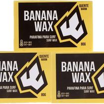 Kit 3 Parafinas Banana Wax Água Quente 80 grs