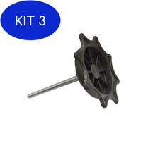 Kit 3 Parafuso Fixador Do Estepe Vw Volkswagen Gol 79 A 94