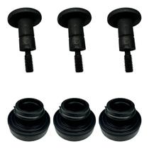 Kit 3 Parafusos + Vedadores Tampa De Válvula Vw Gol Parati Kit 3 Parafusos + Vedadores Tampa De Válvula Vw Gol Parati