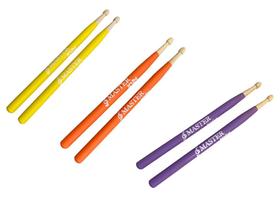 Kit 3 Pares Baqueta Infantil Master Kids Colors Liverpool Kit 3 Pares Baqueta Infantil Master Kids Colors Liverpool