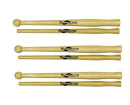 Kit 3 Pares Baqueta Marfim para Alfaia 4189 Spanking