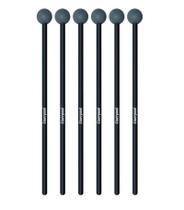 Kit 3 Pares Baqueta Para Lira Em Nylon Liverpool Preto