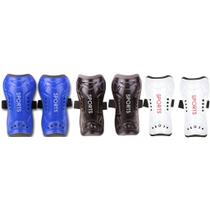 Kit 3 Pares Caneleira Profissional Reforçada e Protetora Contra Impactos Ajustável: Infantil, Juvenil e Adultos