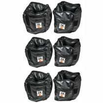 Kit 3 Pares Caneleira Tornozeleira Peso 1kg, 2kg, 3kg Kit 3 Pares Caneleira Tornozeleira Peso 1kg, 2kg, 3kg