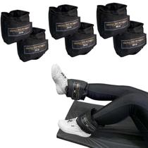 Kit 3 Pares Caneleiras Tornozeleiras Peso Treino Academia Musculação 2 ao 4kg
