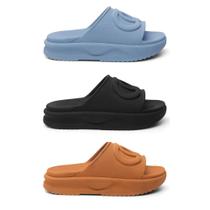 Kit 3 Pares Chinelo Feminino Slide Plataforma Confortavel Nuvem