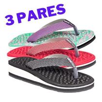 Kit 3 Pares Chinelo Ortopedico P/Esporão Uniflex Kit 3 Pares Chinelo Ortopedico P/Esporão Uniflex