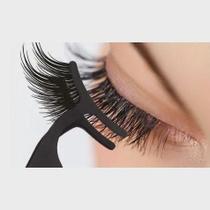 KIT 3 Pares Cilios Magneticos Postiço Pronta em Menos Tempo - Cílios + Pinça Curva + Delineador Magnético