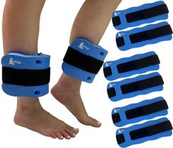 Kit 3 Pares de Caneleiras Hidroginástica EVA 2 à 3kg DF1098 Azul Dafoca Sports Kit 3 Pares de Caneleiras Hidroginástica EVA 2 à 3kg DF1098 Azul Dafoca Sports