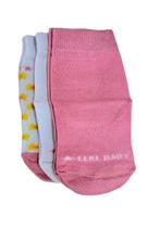 Kit 3 pares de meia baby diversos ref-1910250