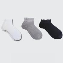 Kit 3 Pares de Meia Cano Curto Esportiva Atoalhada UNISSEX - Neo Meias Kit 3 Pares de Meia Cano Curto Esportiva Atoalhada UNISSEX - Neo Meias
