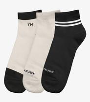 Kit 3 Pares De Meia Cano Curto Infantil Trick Nick Preto Kit 3 Pares De Meia Cano Curto Infantil Trick Nick Preto
