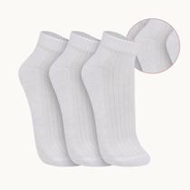 Kit 3 Pares de Meia Cano Curto Trifil Unissex T08004