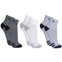 Kit 3 Pares de Meia Cano Medio Masculina Lupo Sport Premium Algodão