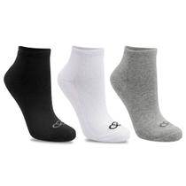 Kit 3 Pares de Meia Feminino Olympikus Cano Curto