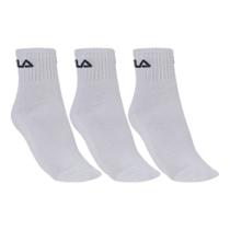 Kit 3 Pares De Meia Fila Unissex Cano Médio Mescla Ou Branca