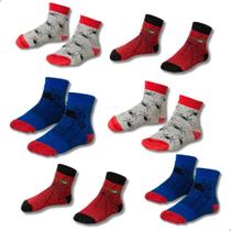 Kit 3 pares de meia infantil menino e menina