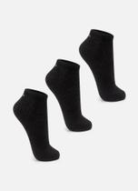 Kit 3 pares de meia infantil preto puket tamanho:28 a 31 Kit 3 pares de meia infantil preto puket tamanho:28 a 31