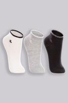 Kit 3 Pares de Meia Infantil Soquete Cano Baixo Lupo 2835B.