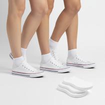 Kit 3 Pares de Meia Invisível Esportiva - Kit 3 Pares de Meia Invisível Esportiva -