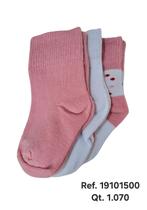 Kit 3 pares de meia kidis diversos ref-19101500
