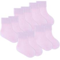 Kit 3 Pares De Meia Lisa Infantil Criança Bebê - Pimpolho Kit 3 Pares De Meia Lisa Infantil Criança Bebê - Pimpolho