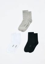 Kit 3 Pares De Meia Masculino Cano Médio