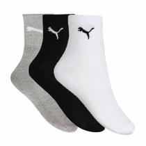 Kit 3 Pares de Meia Puma Cano Médio Esportiva