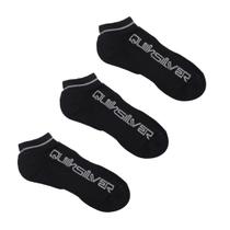 Kit 3 Pares De Meia Quiksilver Cano Invisível Preto 39 ao 42 QK22A-02
