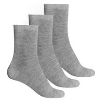 Kit 3 Pares De Meia Unissex Cano Alto - Cinza 34 a 39 Hering Kit 3 Pares De Meia Unissex Cano Alto - Cinza 34 a 39 Hering