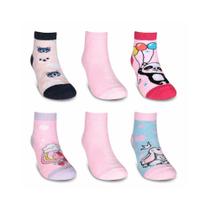 Kit 3 Pares de Meias 23/27 Kids Basic Cano Curto Feminina Sortidas (004RPKC21572) Rafa Parize Kit 3 Pares de Meias 23/27 Kids Basic Cano Curto Feminina Sortidas (004RPKC21572) Rafa Parize