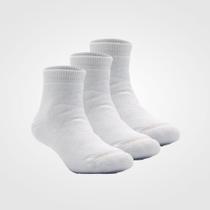 Kit 3 Pares de Meias 23/27 Kids Cano Curto Atoalhada Branco (004HOKC23134) Hoahi