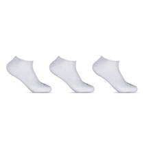 Kit 3 Pares de Meias 39/43 Confort Invisivel Branca (004RPWI21072) Rafa Parize Kit 3 Pares de Meias 39/43 Confort Invisivel Branca (004RPWI21072) Rafa Parize