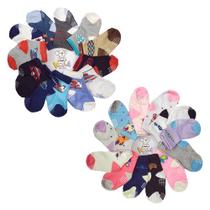 Kit 3 Pares De Meias Bebê Crianças Menino e Menina Algodão