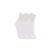 Kit 3 Pares de Meias Brancas Trifil T08721 Esportiva Kit 3 Pares de Meias Brancas Trifil T08721 Esportiva