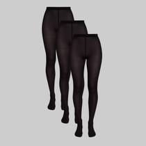 Kit 3 Pares De Meias Calças Lupo Acrílico FIO 80 05805-001