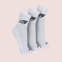 Kit 3 Pares De Meias Cano Médio Masculina Mormaii Em Algodão Cotton Kit 3 Pares De Meias Cano Médio Masculina Mormaii Em Algodão Cotton
