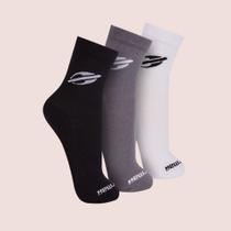 Kit 3 Pares De Meias Cano Médio Masculina Mormaii Em Algodão Cotton