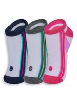 Kit 3 Pares de Meias Esportiva Puket 8565 Kit 3 Pares de Meias Esportiva Puket 8565