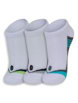Kit 3 Pares de Meias Esportiva Puket 8565 Kit 3 Pares de Meias Esportiva Puket 8565