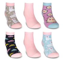 Kit 3 Pares de Meias Infantil 19/22 Cano Curto Feminina Sortidas Hoahi Kit 3 Pares de Meias Infantil 19/22 Cano Curto Feminina Sortidas Hoahi