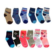 Kit 3 pares de meias infantil 6 meses a 8 anos