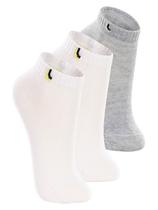 Kit 3 Pares de Meias Infantil Cano Curto Lupo 2725-005 Colorido